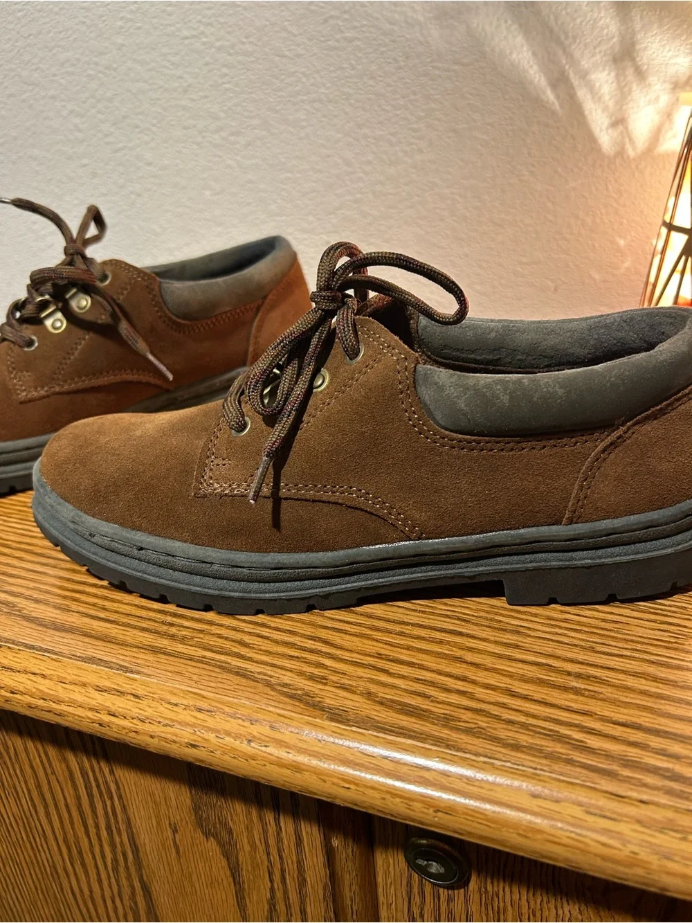 Men's Brown Suede Chukka Lace-Up Boots